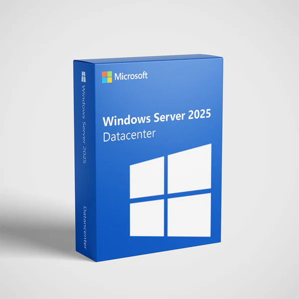 Windows Server 2025 Standard or Datacenter – Retail key for 2 PCs.