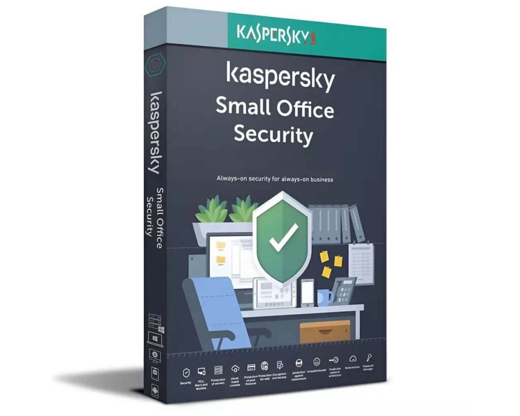 Kaspersky Small Office Security – 5 Users – 1 Year License.