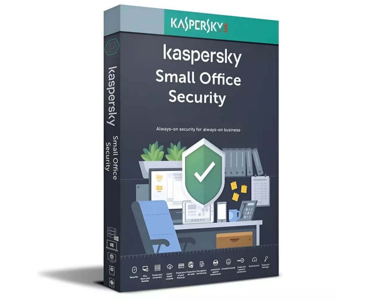 Kaspersky Small Office Security – 5 Users – 1 Year License.